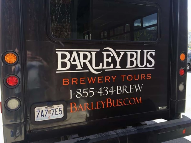 Vehicle Graphics for Barley Bus in Kansas City, MO