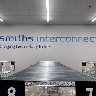 Wall Graphic for Smiths Interconnect in Kansas City, Kansas