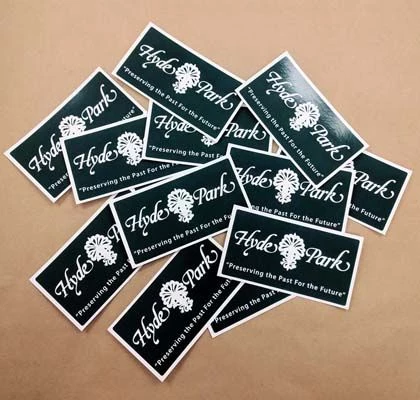Full Color Static Cling Decals for Hyde Park Neighborhood in Kansas City, Missouri
