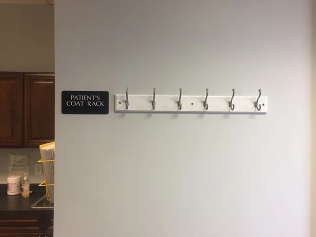 Interior ADA Sign with Braille for Dialysis Care Center in Kansas City, Missouri