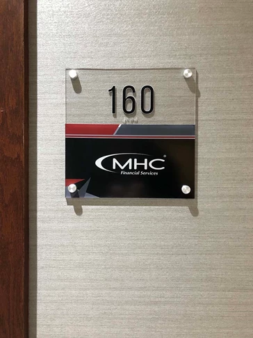 Interior ADA Room Number Signs for Murphy-Hoffman Company in Leawood, Kansas