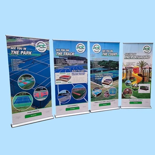 Retractable Banner Stands for 2A Marketing in Belton, Missouri