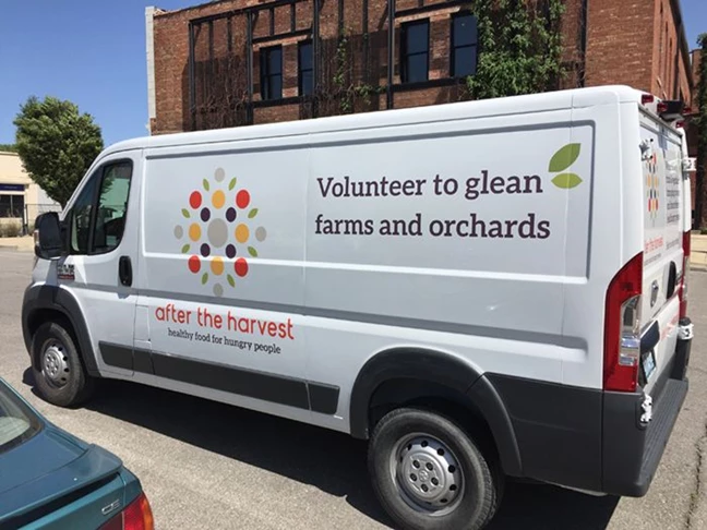 Vehicle Graphics for After the Harvest in Kansas City, Missouri