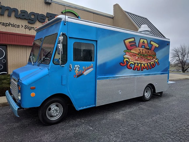 Food Truck Graphics for Eat Schmidt in Kansas City, Missouri