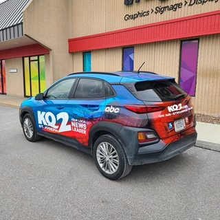 Partial Vehicle Wrap for KQ2 in St. Joseph, Missouri
