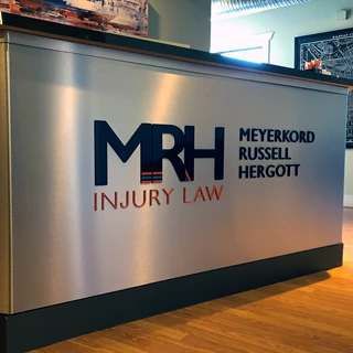 3D Signs & Dimensional Letters & Logos | Acrylic Dimensional Signage for MRH Injury Law in Kansas City, Missouri