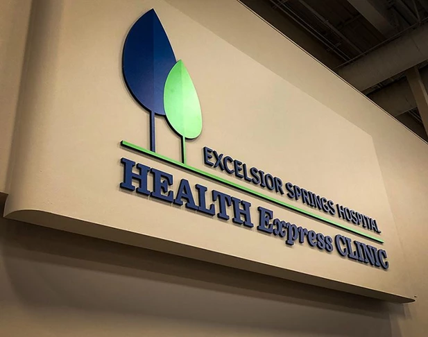 Interior Dimensional Letters/Logo for Excelsior Springs Hospital 