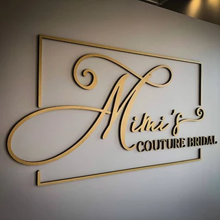 Interior Painted PVC 3D Dimensional Sign for Mimi