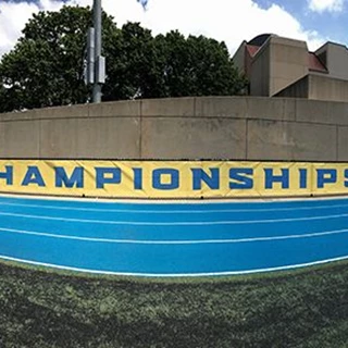 Fence Banners for Durwood Stadium for UMKC Athletic Department in Kansas City, Missouri