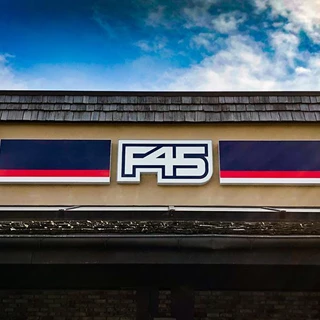 Exterior Illuminated Channel Letter Signs for F45 Fitness Leawood - Overland Park