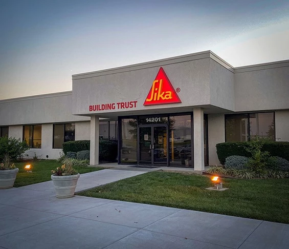 Illuminated Sign and Dimensional Letters for SIKA in Grandview, Missouri