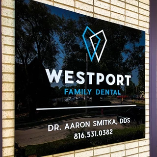 Exterior Acrylic Dimensional Sign for Westport Family Dental in Kansas City, Missouri