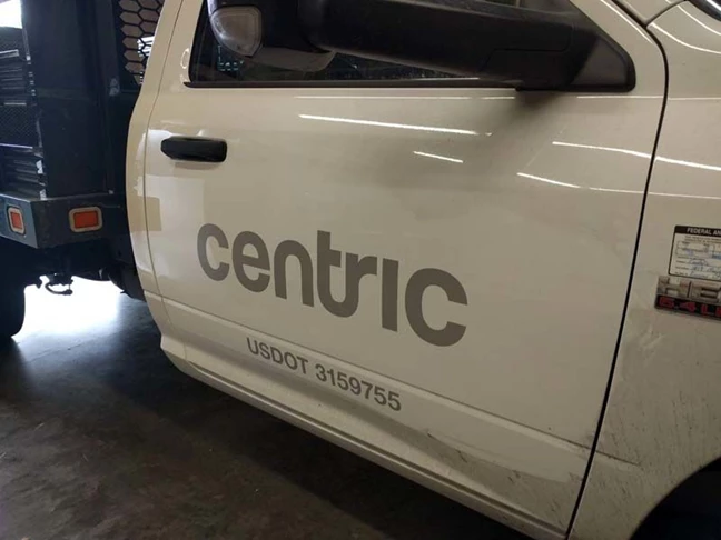 Fleet Pickup Truck Graphics for Centric Projects in Kansas City, Missouri