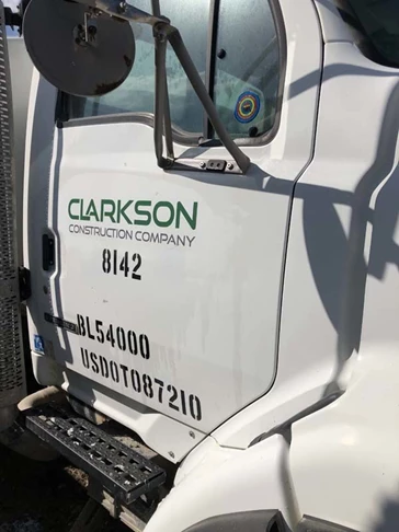 Fleet Graphics for Clarkson Construction in Kansas City, Missouri