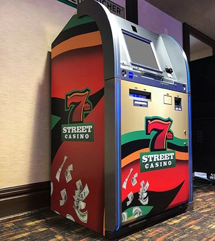 Custom ATM Machine Wrap for 7th Street Casino in Kansas City, Kansas