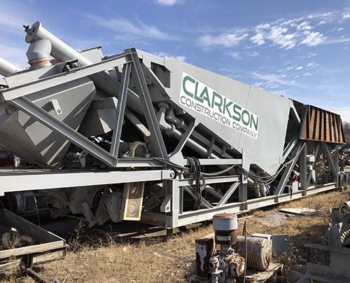 Exterior Vinyl Logo Decal for Concrete Equipment for Clarkson Construction Company in Kansas City, Missouri
