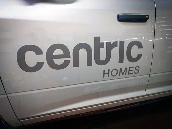 Exterior Vehicle Vinyl Door Decal for Centric Projects in Kansas City, Missouri