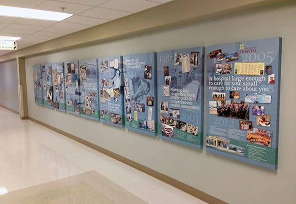 Canvas Wall Display at Atchison Hospital in Atchison, KS