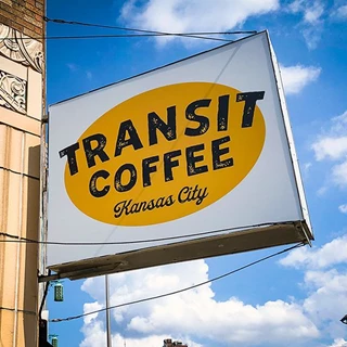 Replacement Sign Panels for Existing Lightbox for Transit Coffee in Kansas City, Missouri
