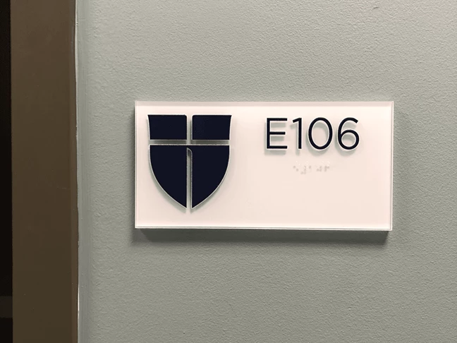 Interior ADA Room Signs for St. Pauls Episcopal School