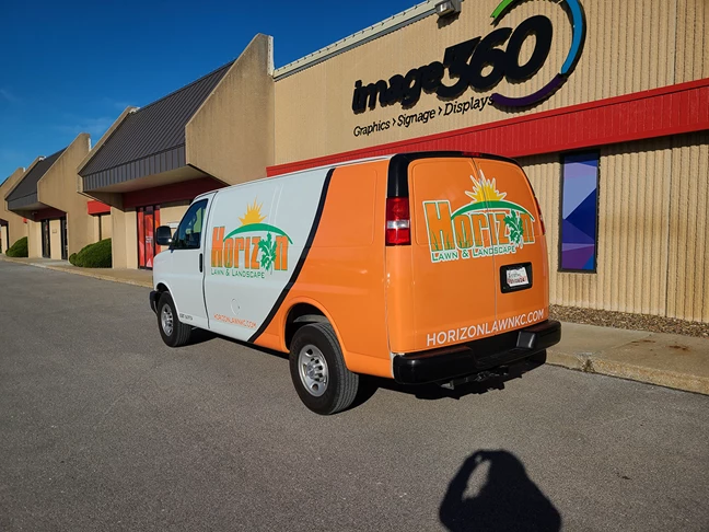 Partial Van Wrap for Horizon Lawn and Landscape in Kansas City, Missouri