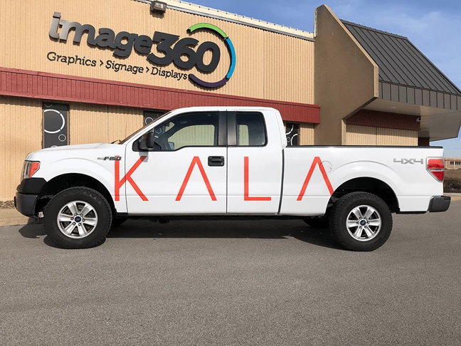 Vehicle Graphics for Kala Built in Kansas City, Missouri