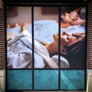 Window Graphics for MassageLuxe in Lee