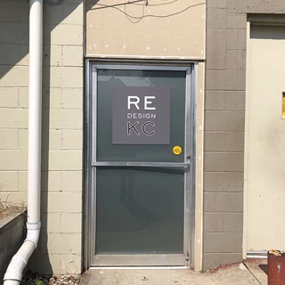 Exterior Door Graphic for ReDesign KC in Kansas City, Missouri