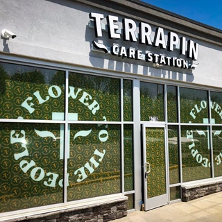 Full Color Perforated Window Vinyl for Terrapin Care Station in Kansas City, Missouri