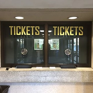 Ticket Window Graphics for UMKC Athletics in Kansas City, Missouri