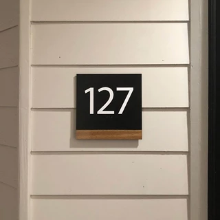 ADA Unit Number Signage for AVIA Apartments in Overland Park, Kansas