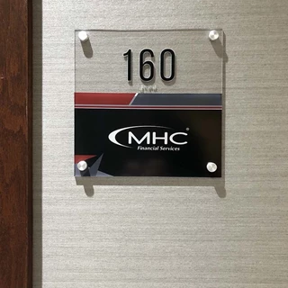 Interior ADA Room Number Sign for Murphy Hoffman in Leawood, Kansas