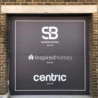 Exterior Plywood Wall Graphic for Centric Projects in Kansas City, Missouri