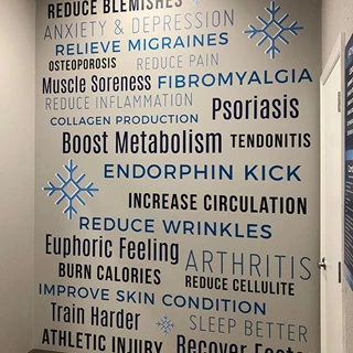 Interior Wall Graphic for KC Cryo in Lee