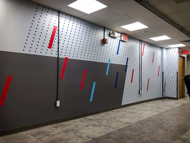 Interior Vinyl Wall Graphic Mural for University of Kansas Medical Center Physical Therapy Lab 