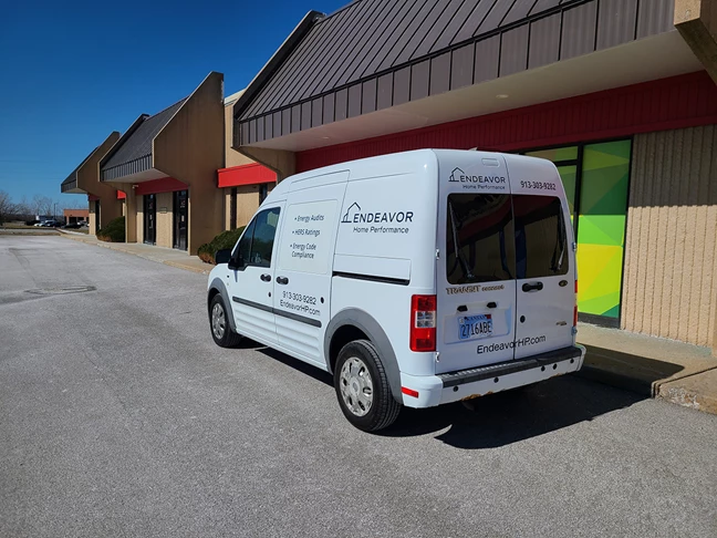 Vehicle Graphics for Endeavor Home Performance in Overland Park, Kansas