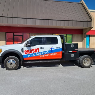 Fleet Graphics | Partial Vehicle Graphics for Crosby Plumbing in Bonner Springs, Kansas