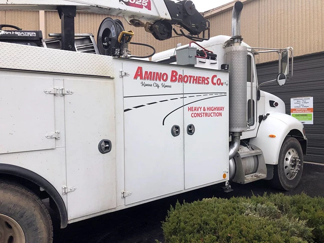 Vehicle Decals for Amino Brothers Co. in Kansas City, Kansas