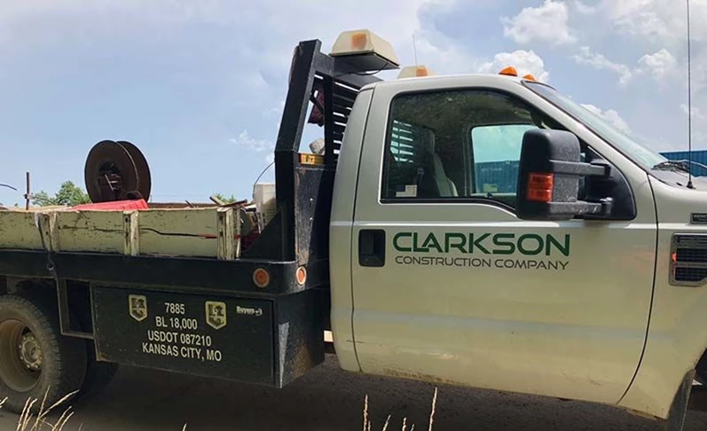 Clarkson Construction Decals for Trucks in Kansas City, Missouri