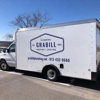 Vehicle Fleet Graphics for Grabill Plumbing in Kansas City, Kansas
