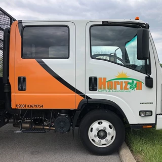 Partial Cab Wrap for Horizon Lawn & Landscape in Kansas City, Missouri