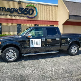 Partial Vehicle Wrap/Graphics for 2012 F-150 SuperCrew Cab for ULAH Interiors in Westwood, Kansas