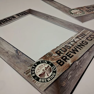 Foamcore Event Frames for Rusty Tin Brewing Company in Kansas City, Missouri