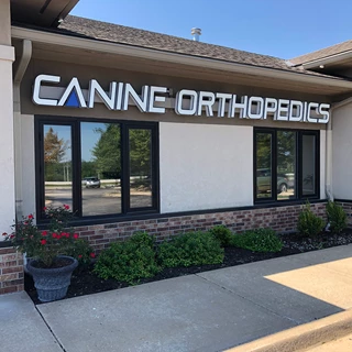 Channel Letters on Raceway for KC Canine Orthopedics in Shawnee, Kansas