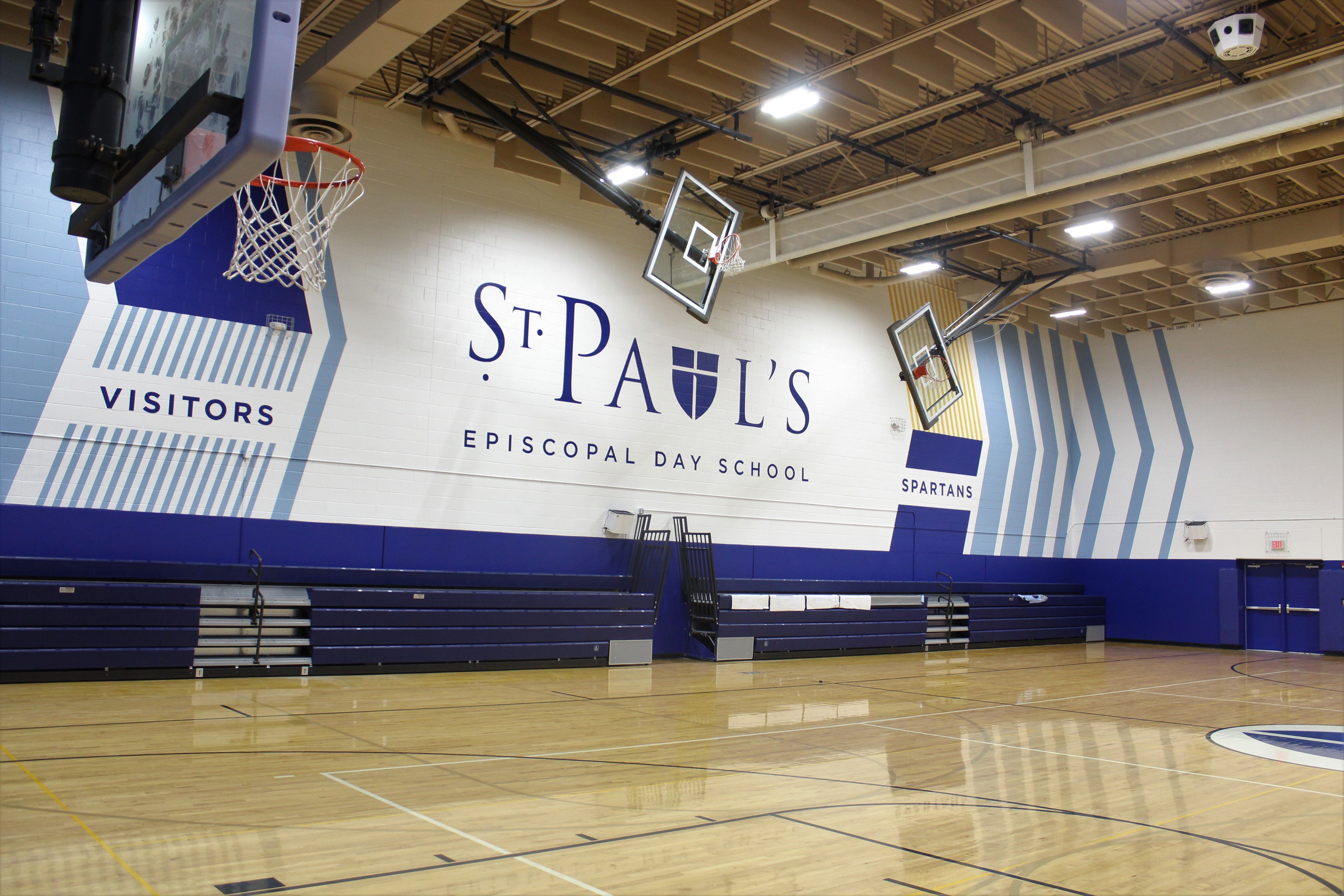 completed painted gymnasium blog photo