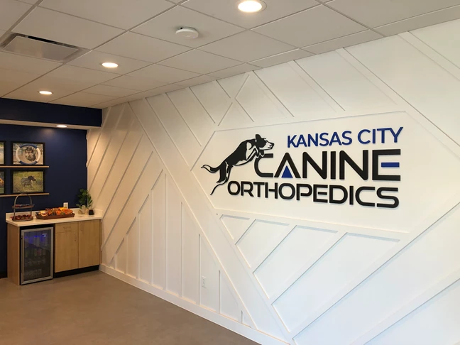 Kansas City Canine Orthopedics Custom PVC Dimensional Sign