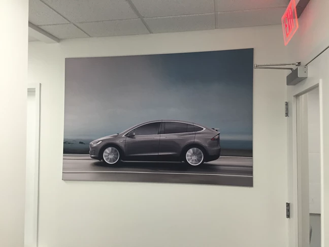 SEG Fabric Graphic for Tesla in Kansas City, MO