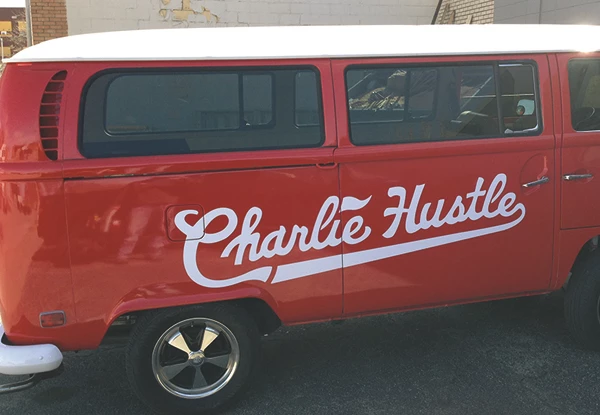 VW Bus Graphic for Charlie Hustle in Kansas City, MO