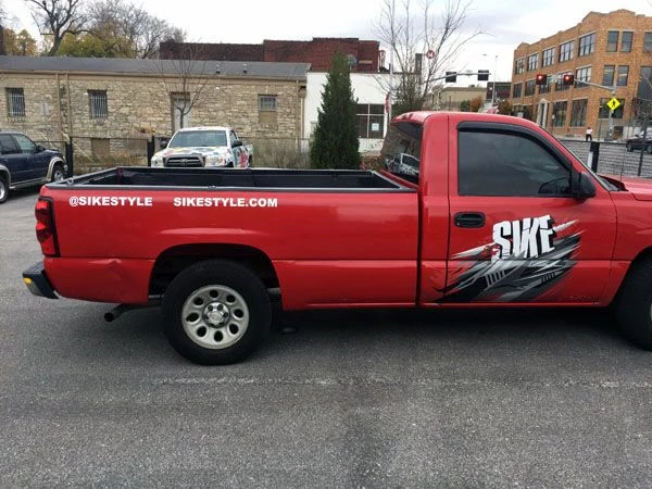 Custom Truck Graphics for Sike Style Industries in Kansas City, MO
