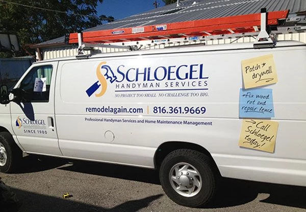 Van Graphics for Schloegel Remodeling in Kansas City, MO
